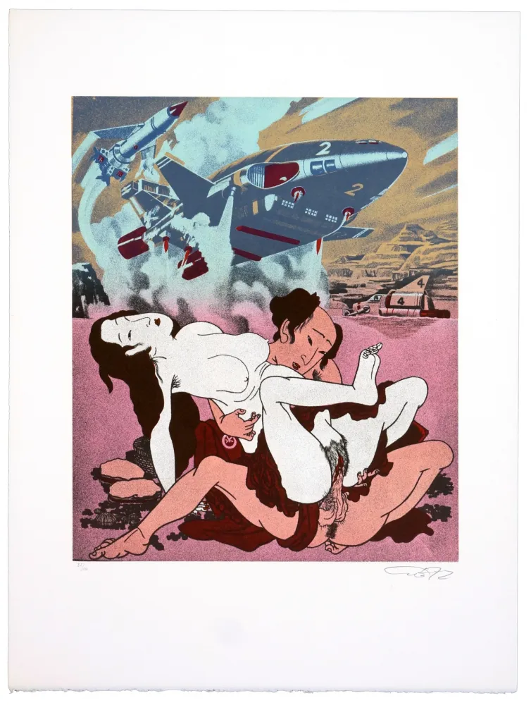 Lithografie Erro - Made in Japan