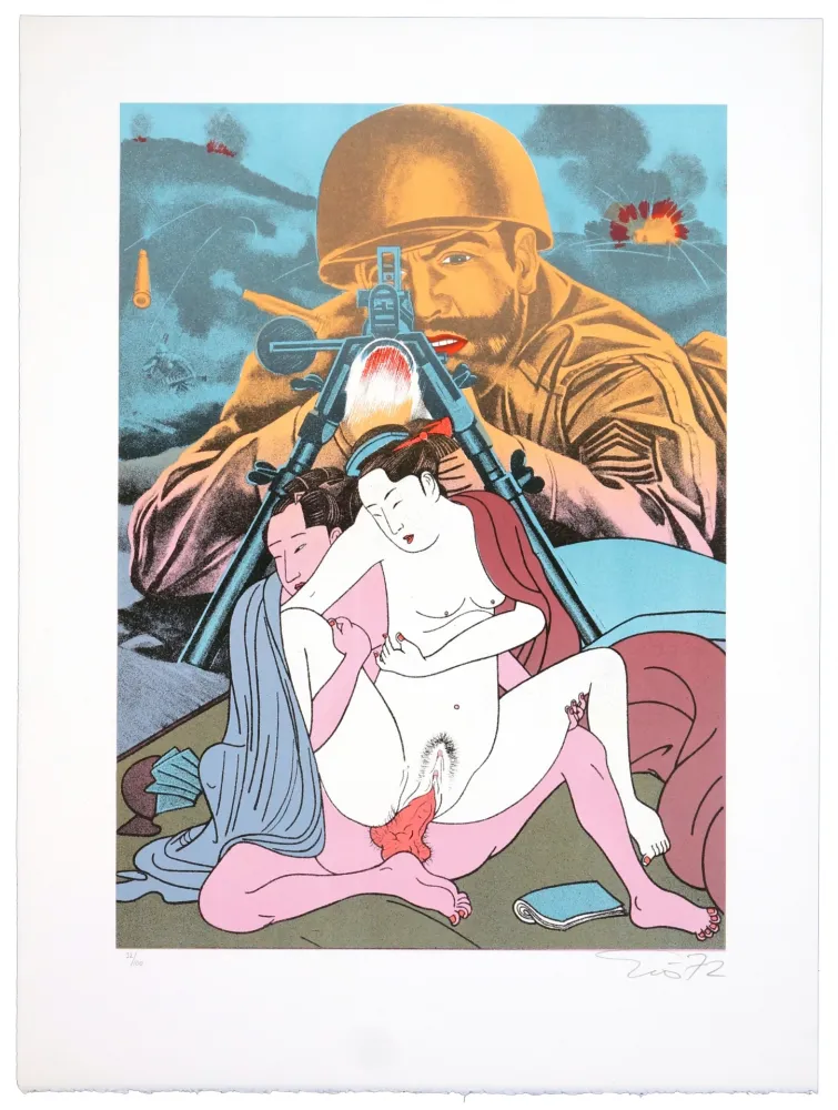 Lithografie Erro - Made in Japan