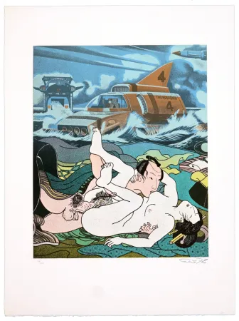 Lithografie Erro - Made in Japan