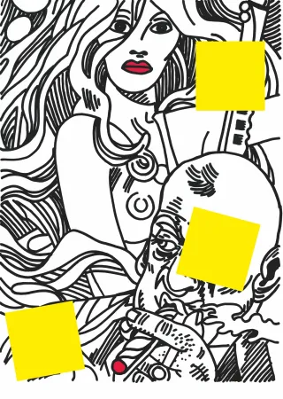 Zeefdruk Erro - Nu (Collection Naked)