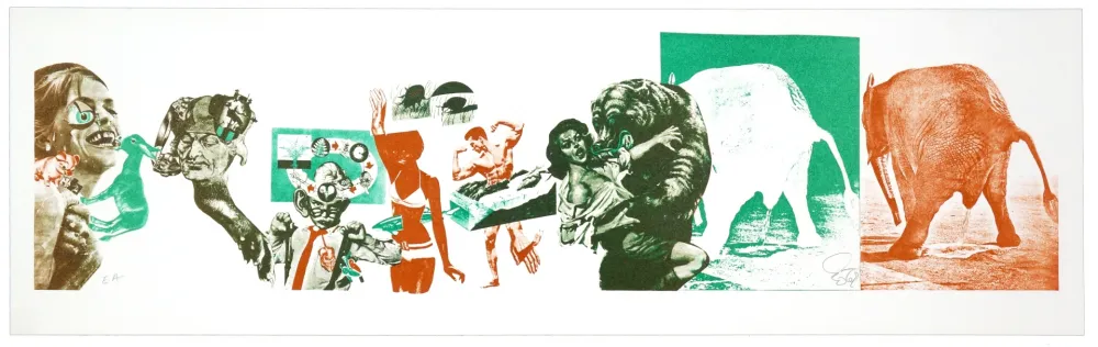 Lithografie Erro - Sans titre