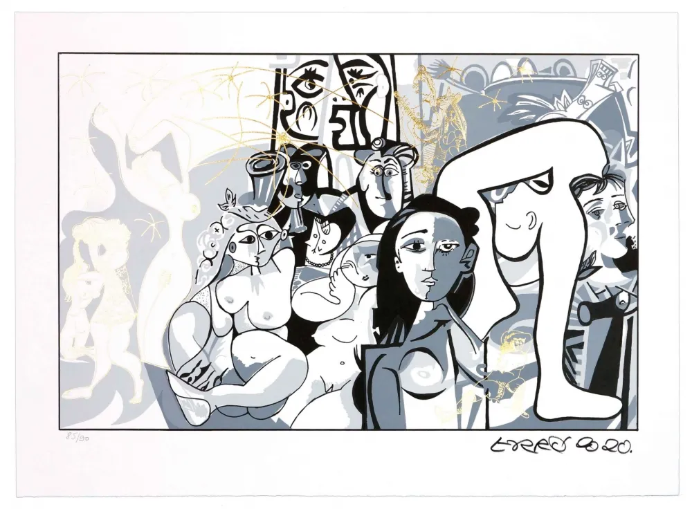 Lithografie Erro - Sans titre