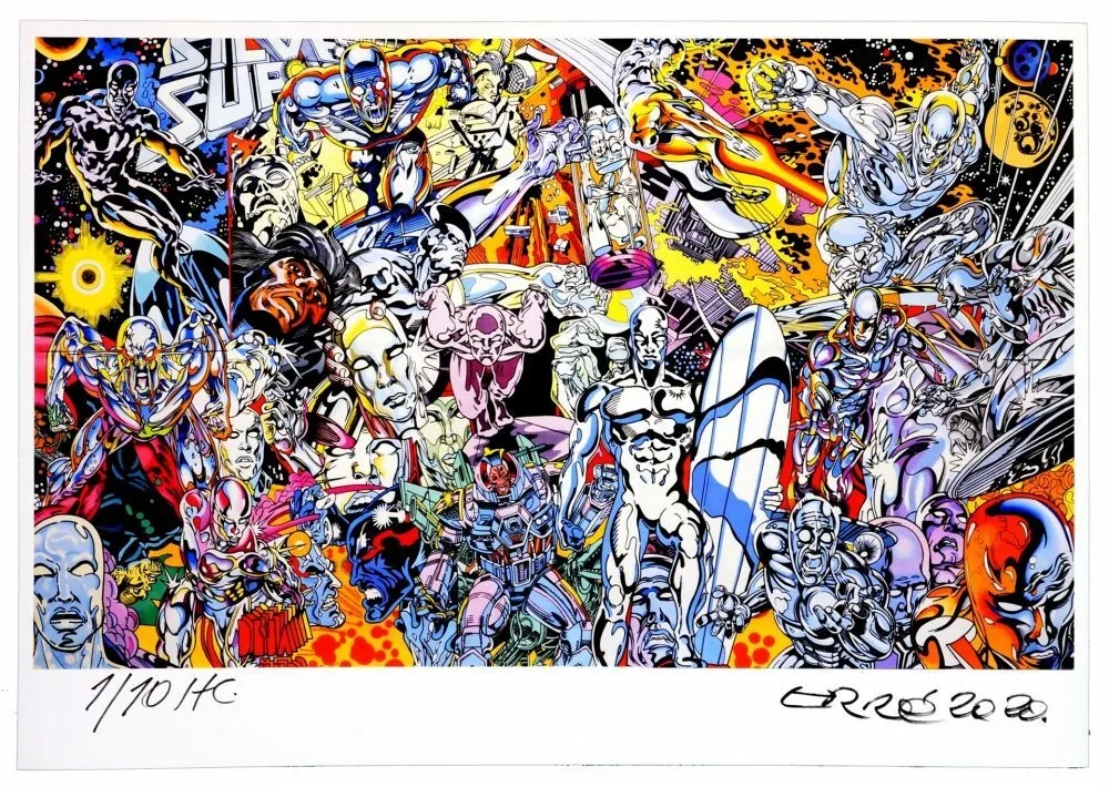 Digitale Print Erro - Silver Surfer