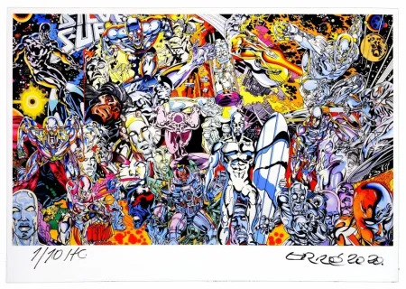 Digitale Print Erro - Silver Surfer