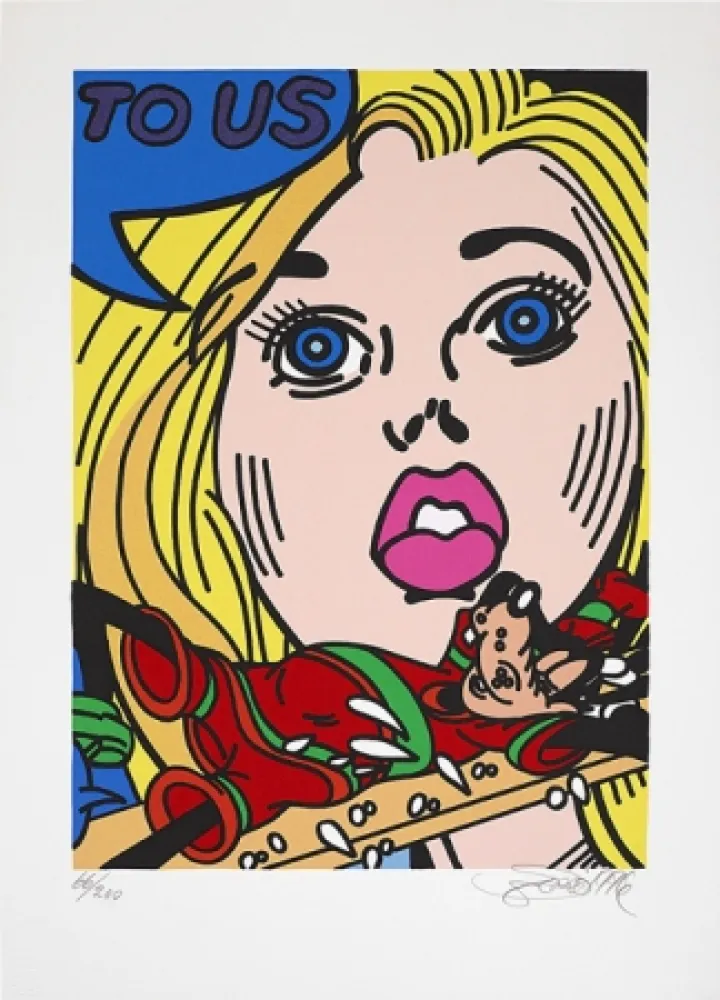 Zeefdruk Erro - To us to