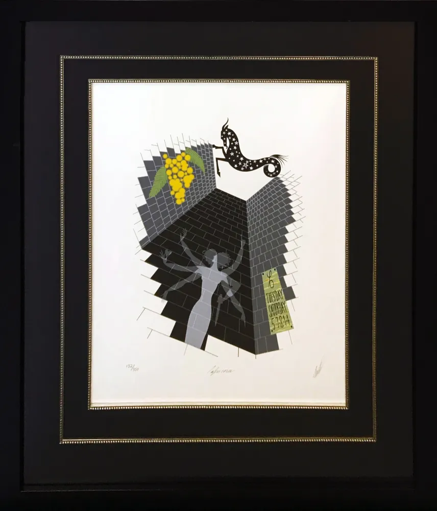 Zeefdruk Erte - CAPRICORN