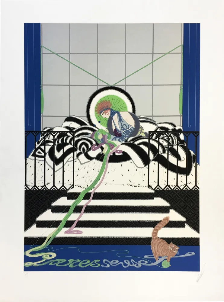 Zeefdruk Erte - PARESSEUSE