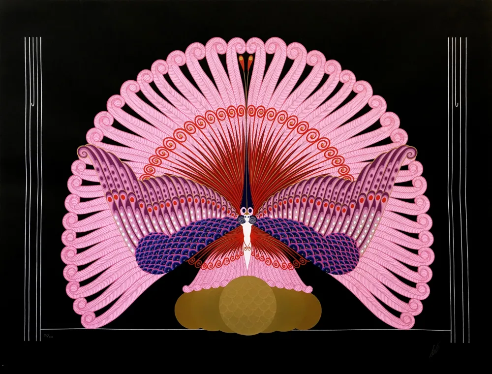 Zeefdruk Erte - PHOENIX TRIUMPHANT