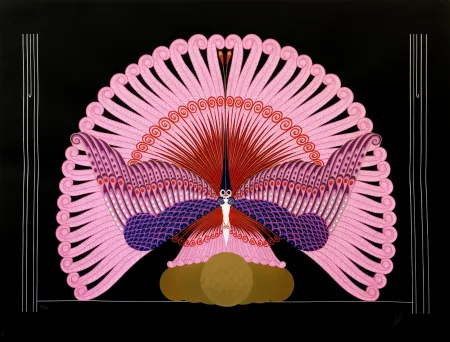 Zeefdruk Erte - PHOENIX TRIUMPHANT