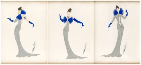 Geen Techniek Erte -  Set of three Costume Designs 