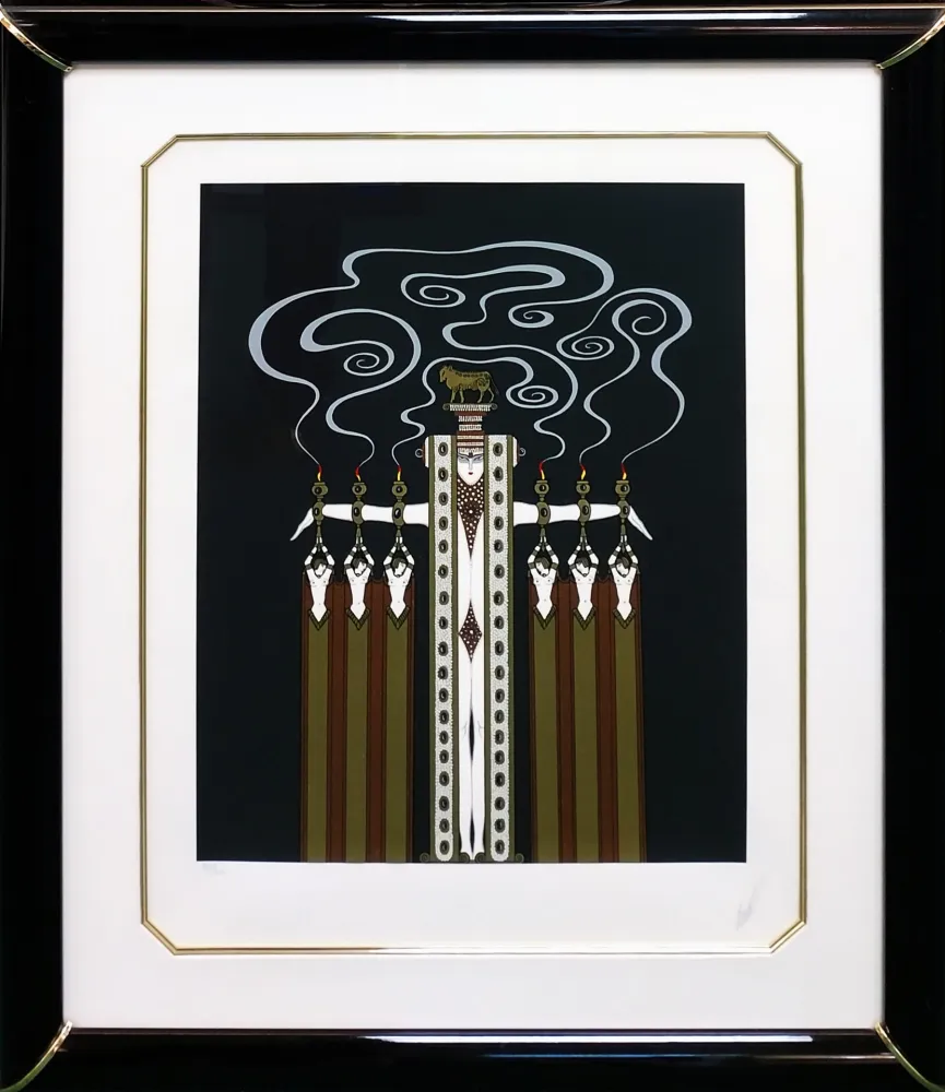 Zeefdruk Erte - THE GOLDEN CALF