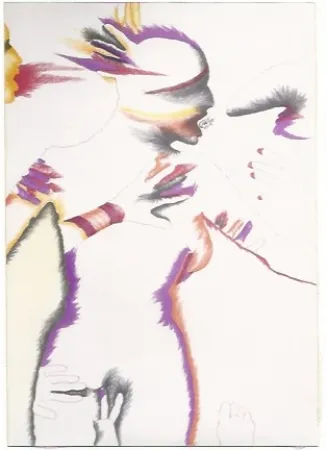 Lithografie Escobar - Lizard Mouth