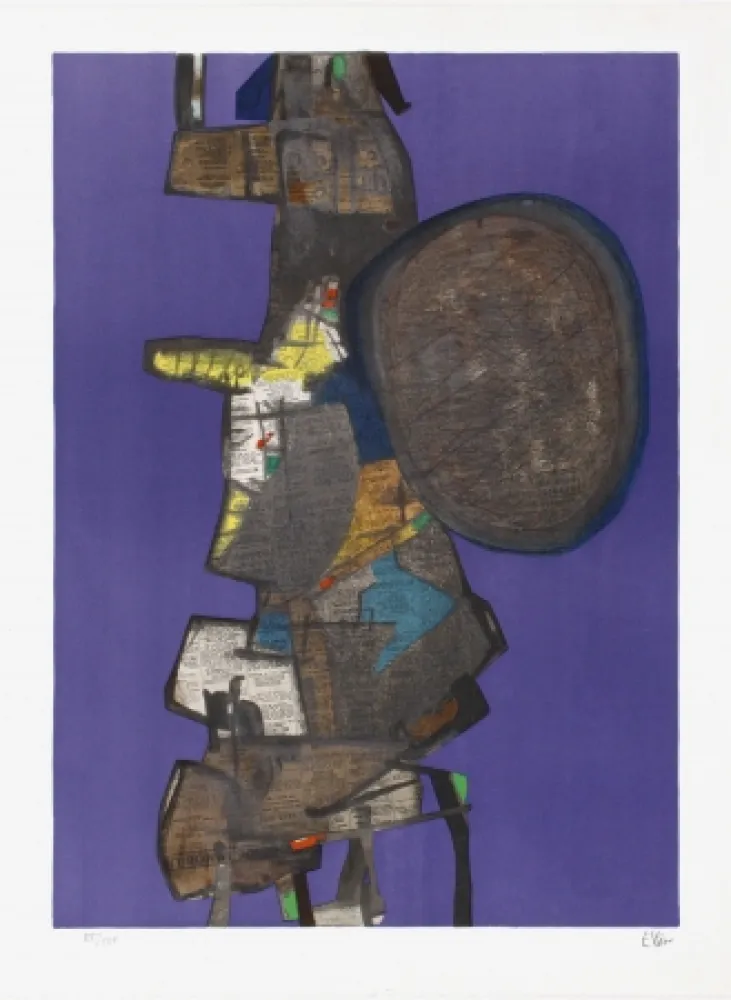 Lithografie Esteve - Bank Street 