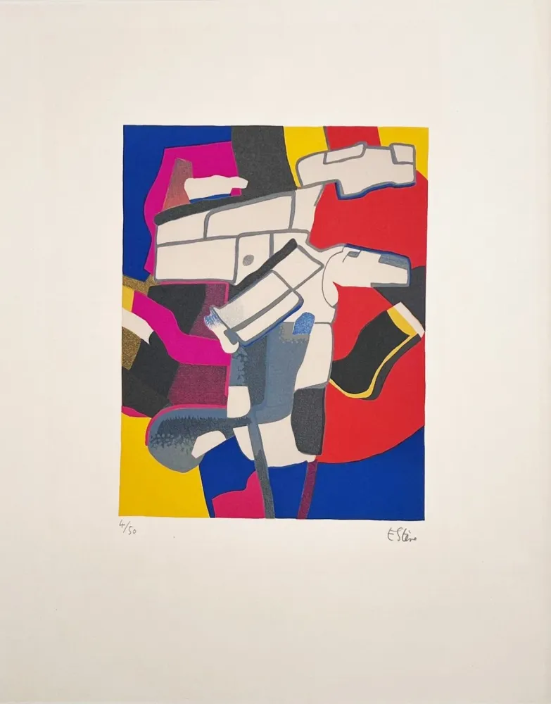 Lithografie Esteve - Bougri 