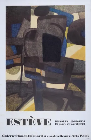 Lithografie Esteve - Dessins, 1972