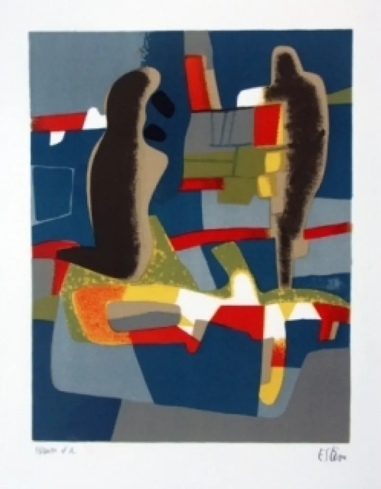 Lithografie Esteve - Face à face