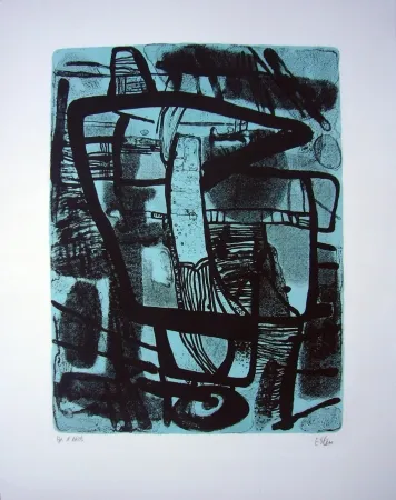 Lithografie Esteve - Grande noire