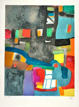 Lithografie Esteve - Grisande 