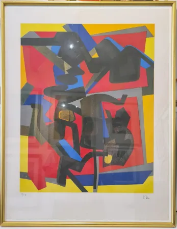 Lithografie Esteve - Java vrillée 