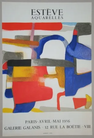 Lithografie Esteve - La Cigale