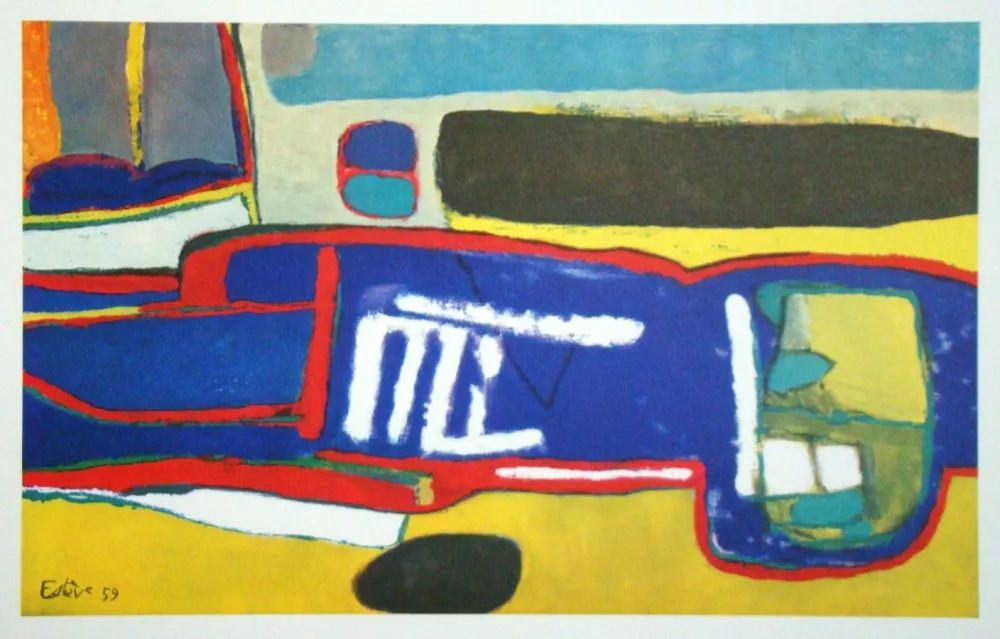 Lithografie Esteve - La longue