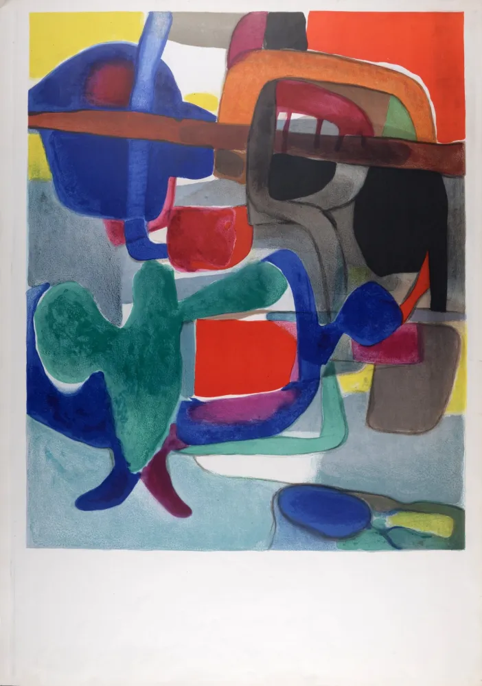 Lithografie Esteve - L'Oiseau vert