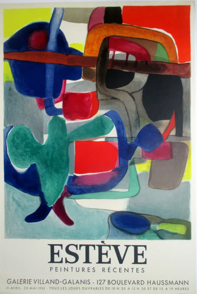 Lithografie Esteve - L'Oiseau Vert