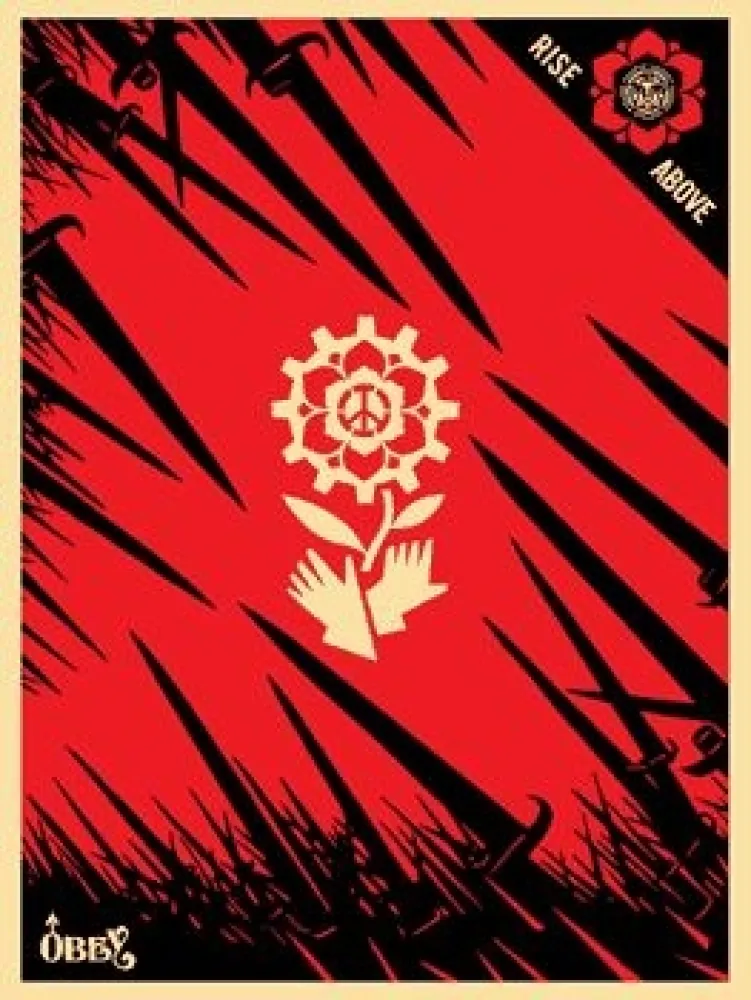 Zeefdruk Fairey - Bayonettes