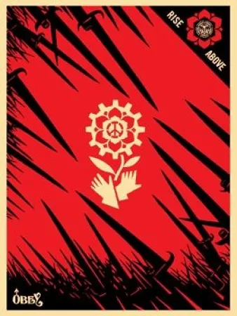 Zeefdruk Fairey - Bayonettes