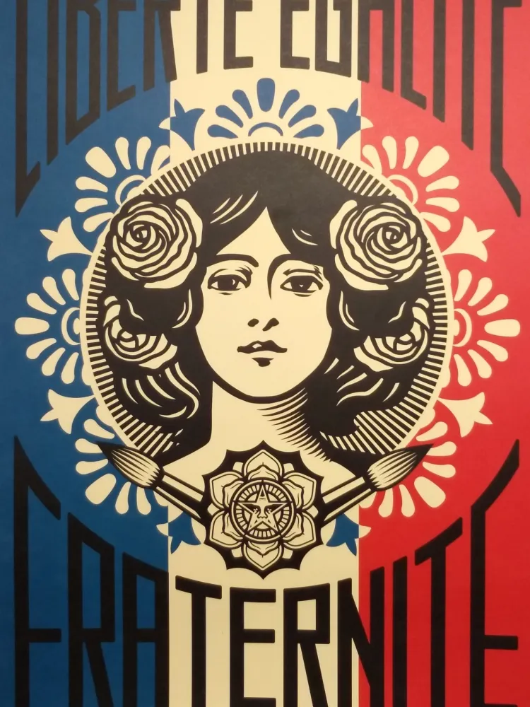 Lithografie Fairey - Liberte