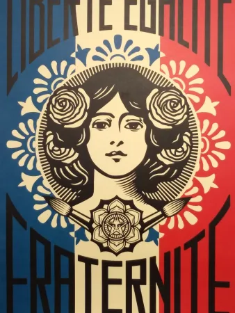 Lithografie Fairey - Liberte