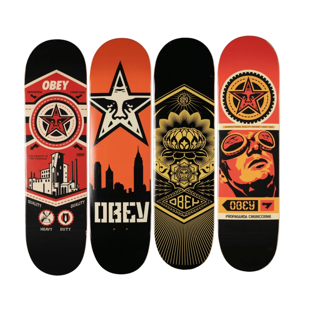 Zeefdruk Fairey - Obey Skate Decks