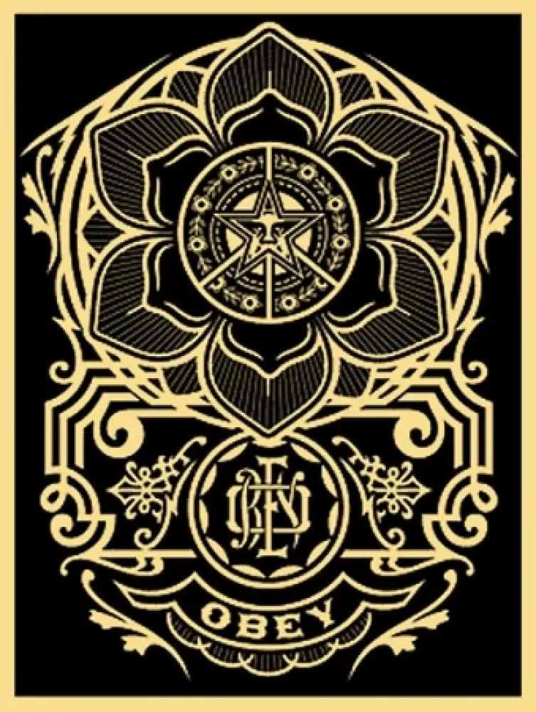 Zeefdruk Fairey - Peace Ornament 