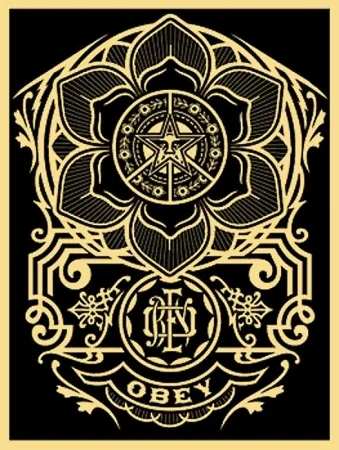 Zeefdruk Fairey - Peace Ornament 