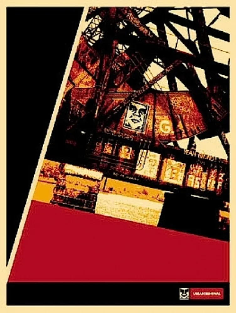 Zeefdruk Fairey - RI Bridge