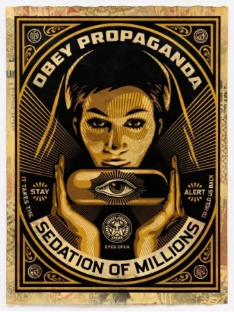 Zeefdruk Fairey - Sedation Pill HPM