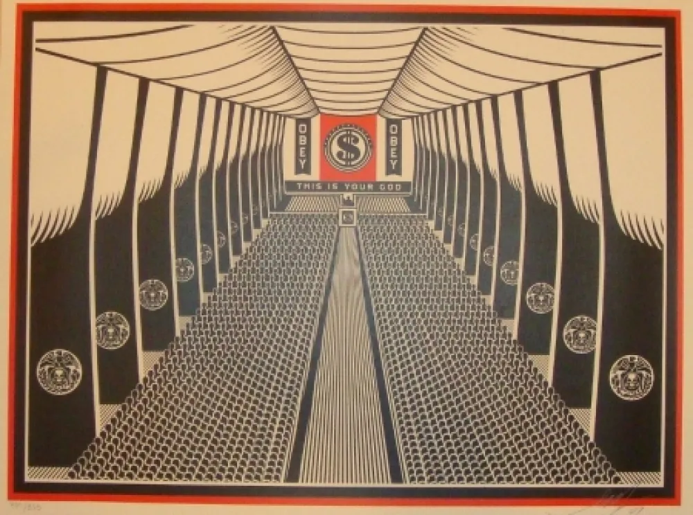 Zeefdruk Fairey - This is Your Church