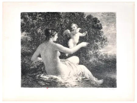 Lithografie Fantin-Latour - Vénus et l'Amour