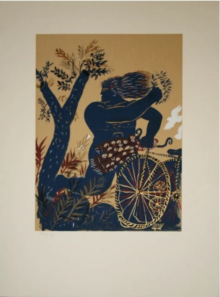 Lithografie Fassianos - Composition