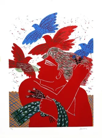 Zeefdruk Fassianos - Eole