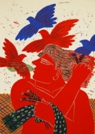 Zeefdruk Fassianos - Eole