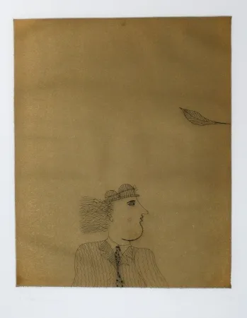 Ets En Aquatint Fassianos - Homme costumé