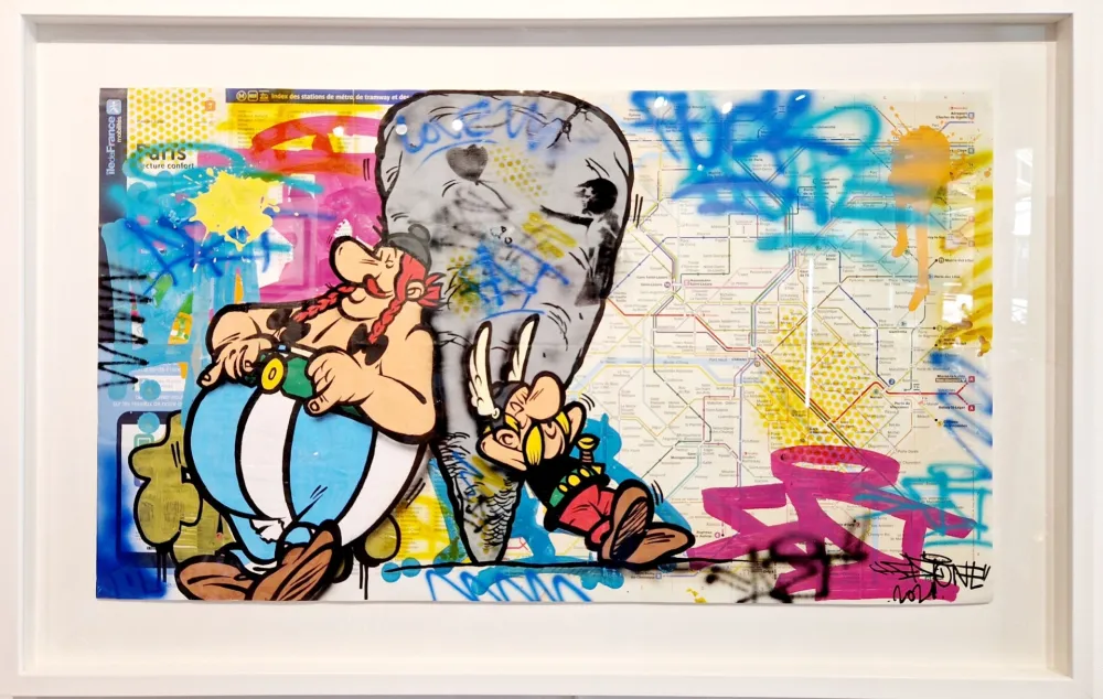 Geen Techniek Fat - Asterix & Obelix (Metro Map of Paris)