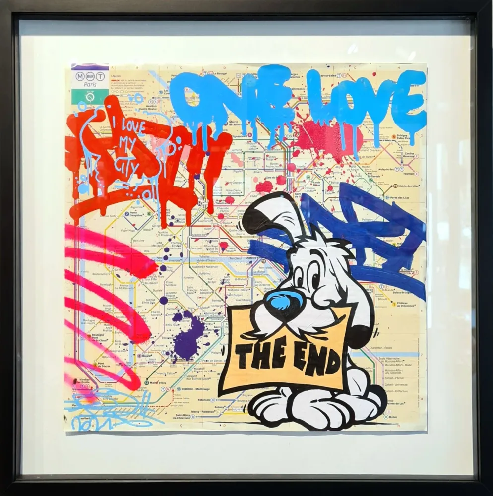 Geen Techniek Fat - Idéfix (Metro Map of Paris)