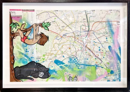 Geen Techniek Fat - Mowgli & Bagheera (Metro Map of Paris)