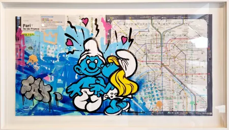 Geen Techniek Fat - Smurfs (Metro Map of Paris)