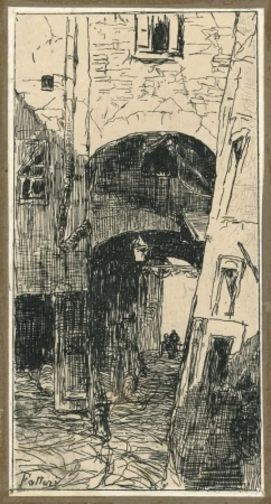 Geen Techniek Fattori - VECCHIO MERCATO A FIRENZE (Old Florence Market) 