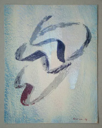 Lithografie Fautrier - Annabelle Nue