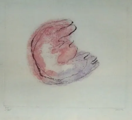 Ets En Aquatint Fautrier - Baby Mine