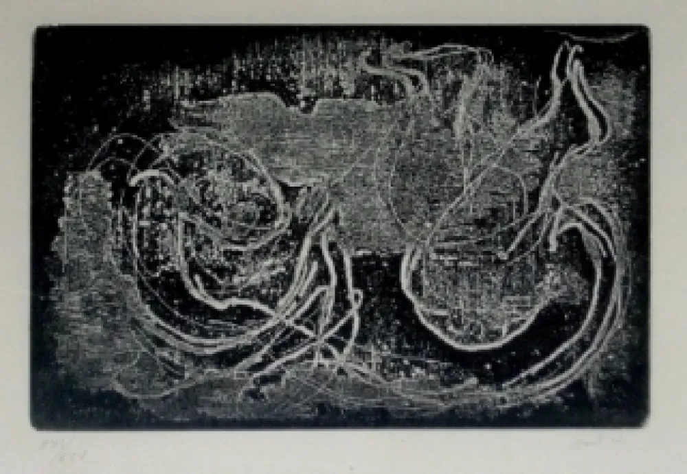 Ets En Aquatint Fautrier - Femme étendue II